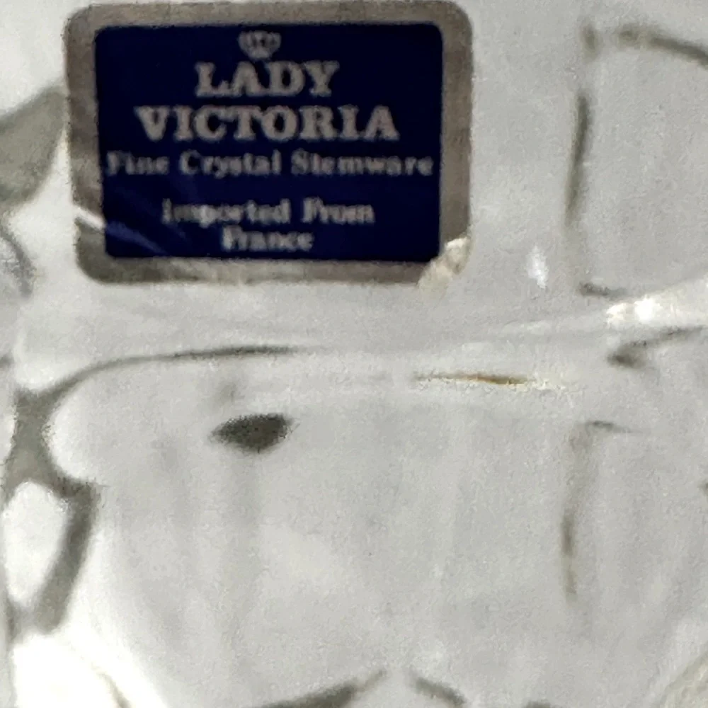 LADY VICTORIA‎ FINE CRYSTAL STEMWARE BUD VASE FRANCE Flower Chantelle Pattern